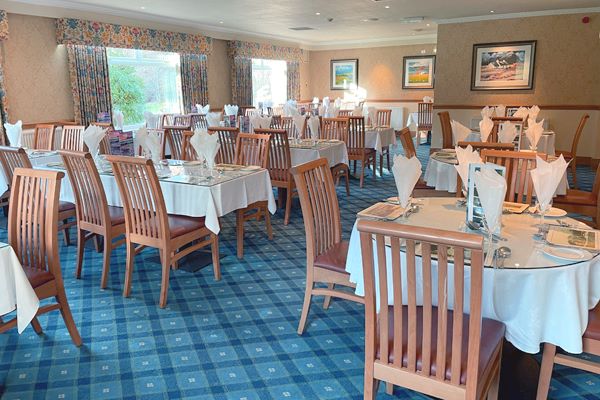Enjoy a set menu selection for breakfast and dinner at Loch Achray Hotel