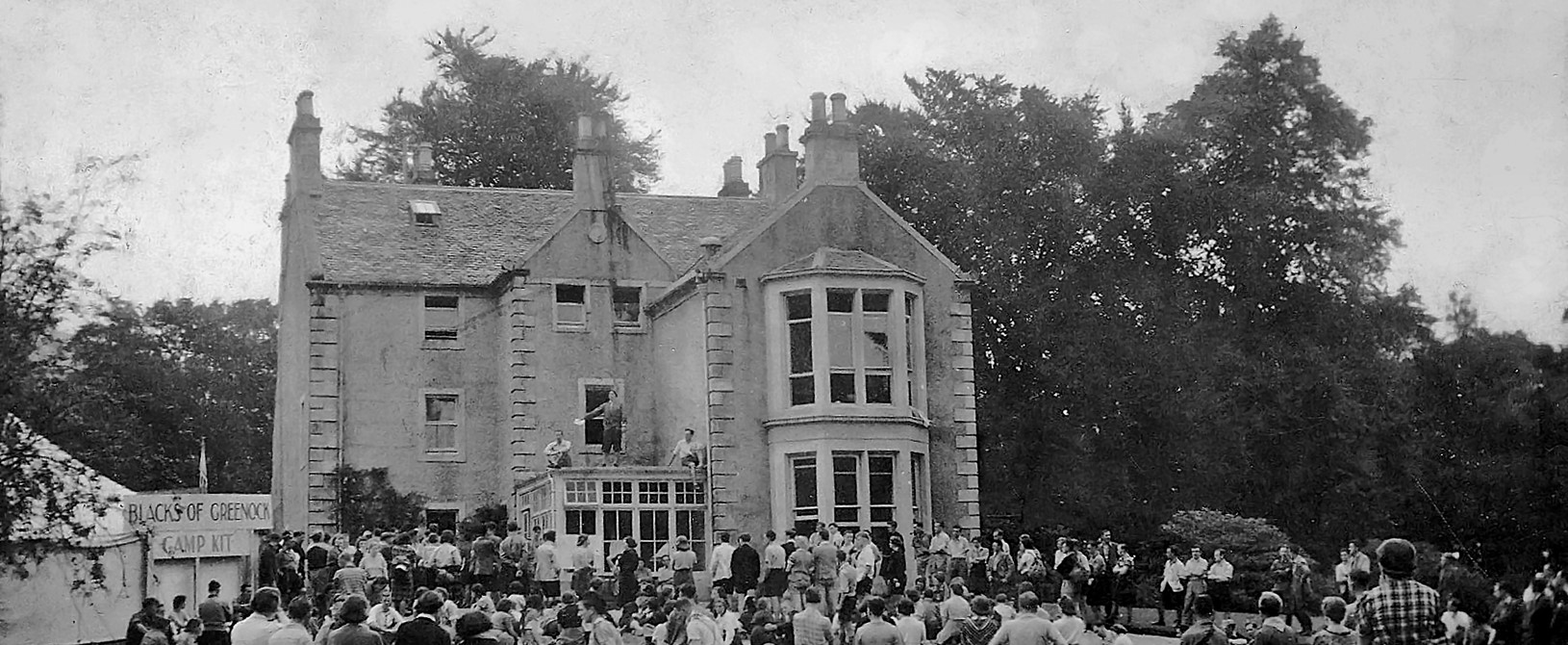 The Ardgartan building as a youth hostel back in 1960s