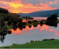 Sunrise at Loch Tummel Hotel taken by a guest